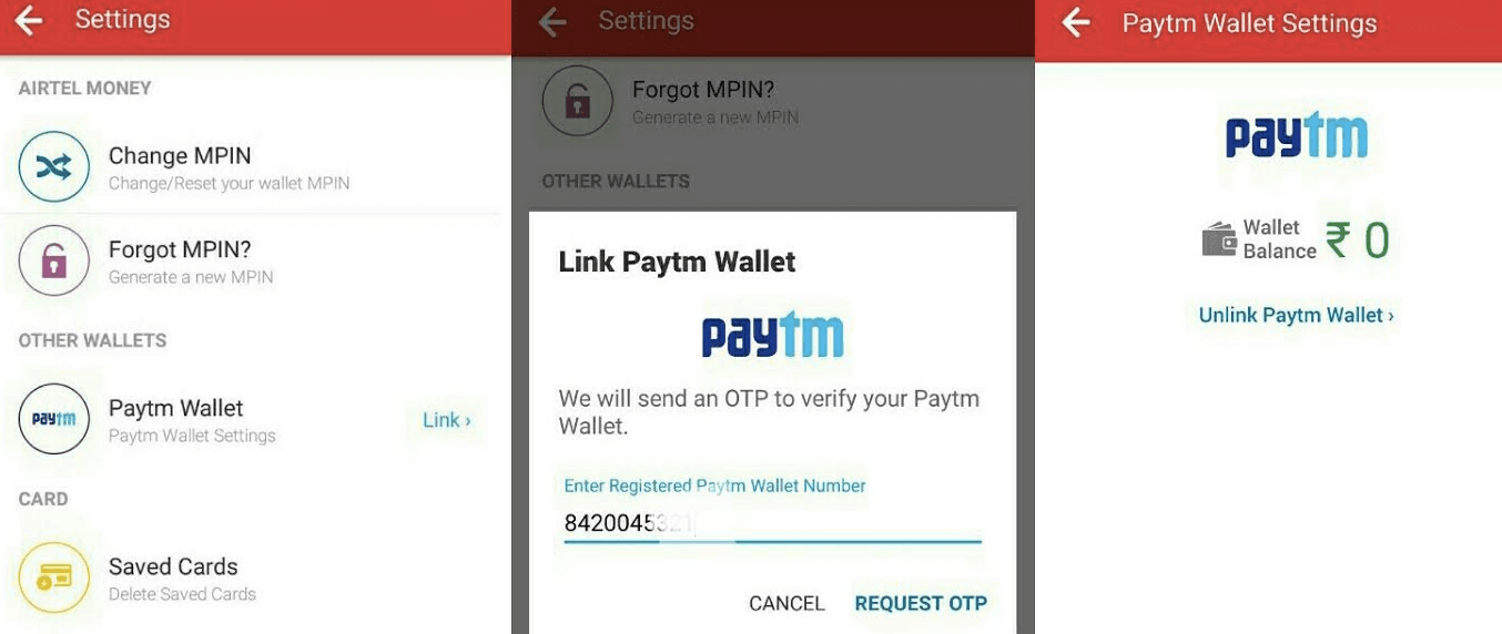 check wallet balance in paytm app