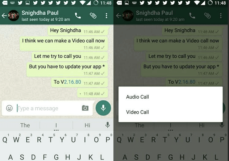 whatsapp free calls for android