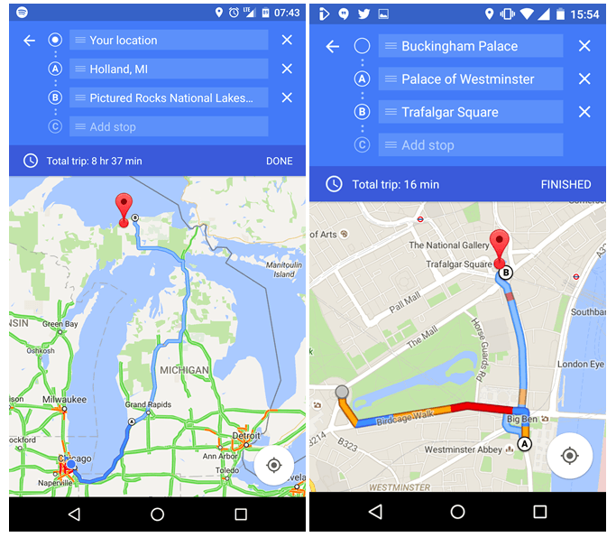 Map App That Allows Multiple Destinations