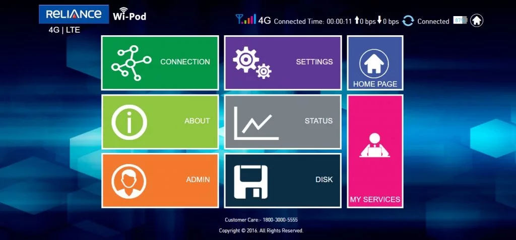 RELIANCE 4G