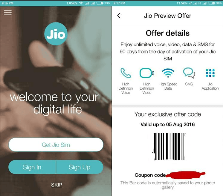 jio note 3