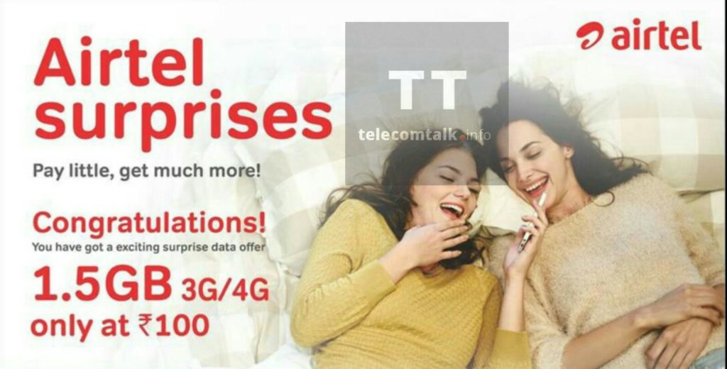 Exclusive: Airtel starts offering 1.5 GB 3G/4G data at Rs.100 for select postpaid subscribers