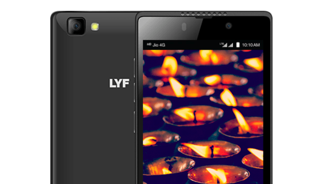 LYF F8 unveiled with 4.5-inch display, Android Marshmallow and 4G VoLTE for Rs. 4,199