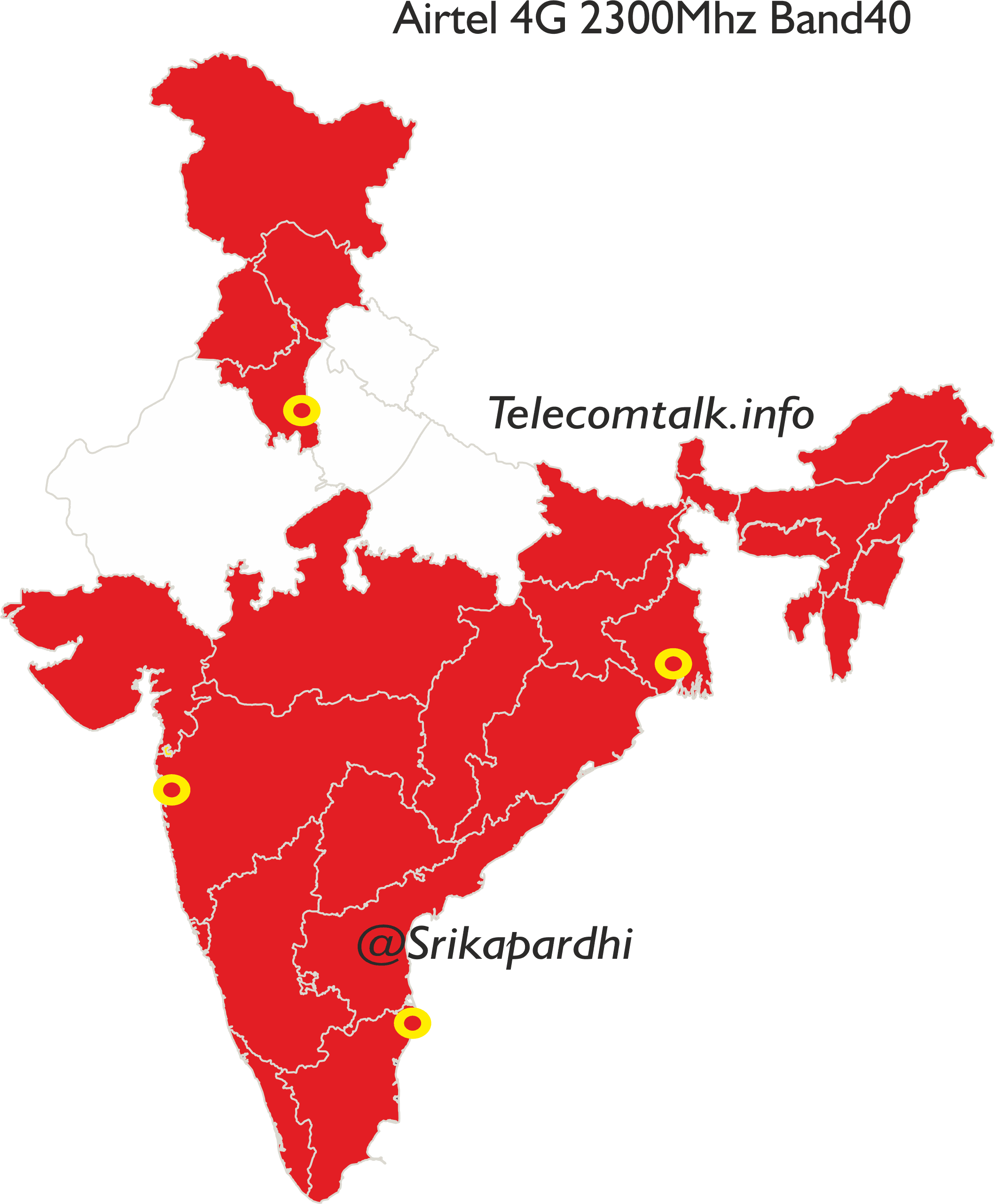 lte bands in india