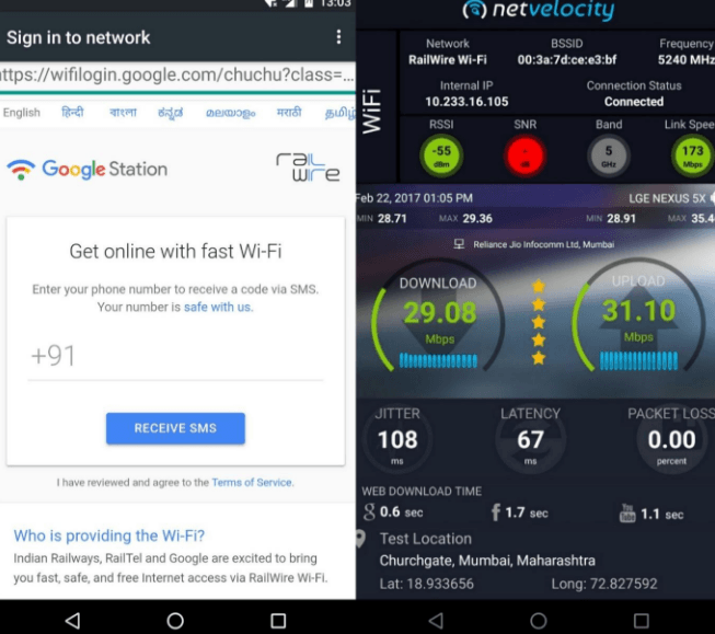 google wifi speed test