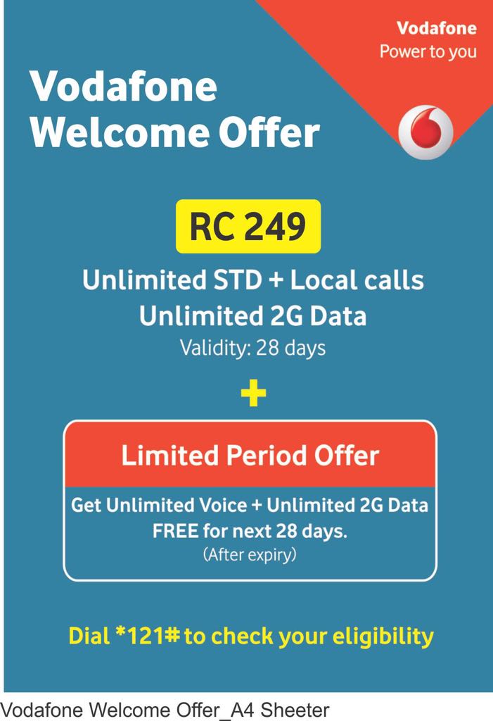 Vodafone data only