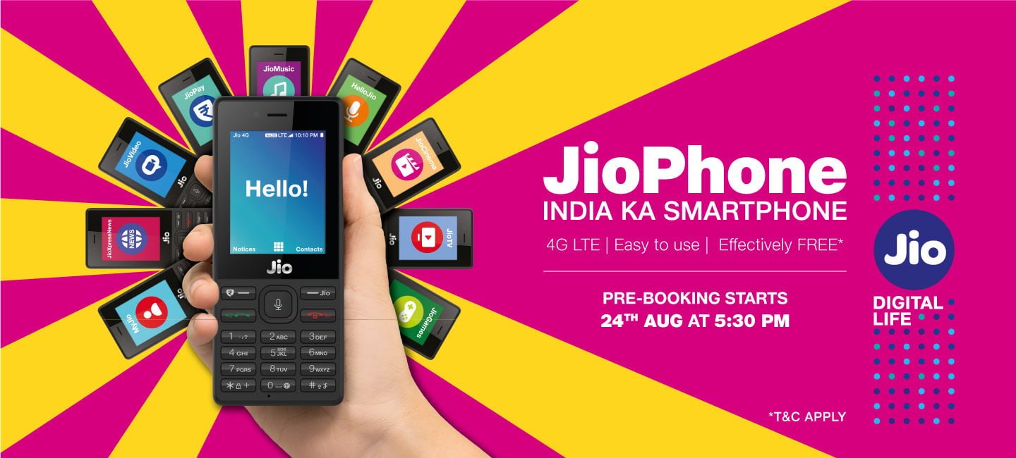 Here Are the Complete Official Specifications of JioPhone