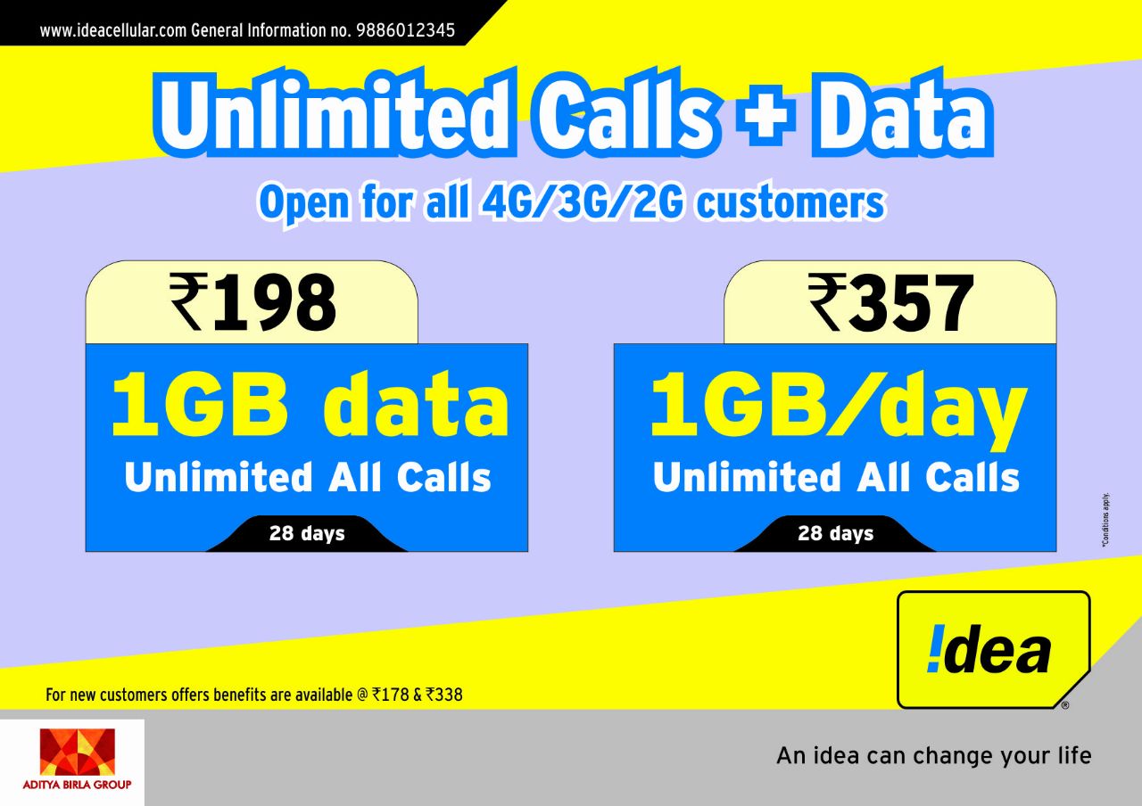 idea cellular plans