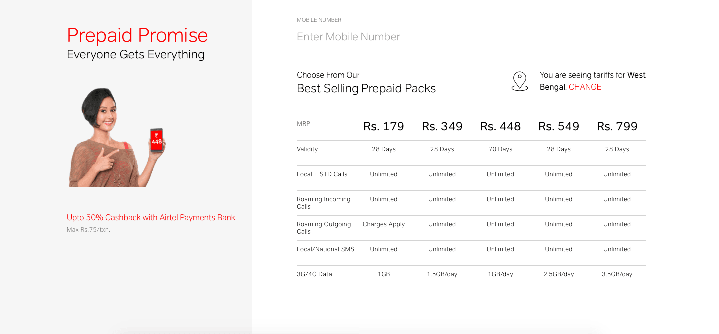 Airtel Converts All Unlimited Combo Plans to Open Market Plans Rolls Out ‘Airtel Prepaid Promise’ Scheme