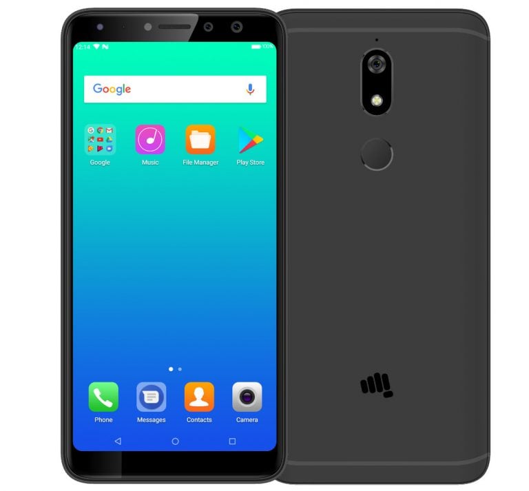 Micromax Canvas Infinity Pro With 4G VoLTE, Dual Selfie Cameras, and 5.7-inch 18:9 Display Launched at Rs 13,999