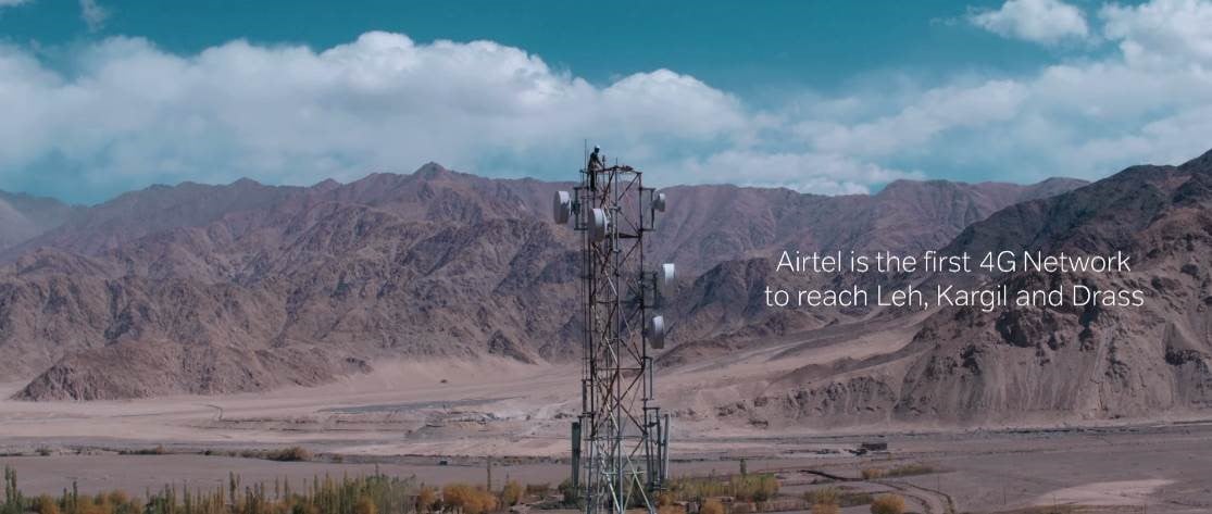 Bharti Airtel Becomes the First Telecom Operator to Launch 4G Services in Kargil, Dras and Leh in the Ladakh Region