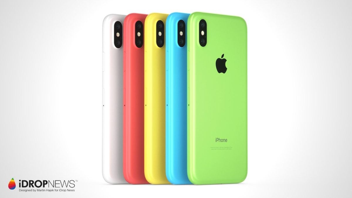 Apple iPhone Xc is a Colourful and Affordable Apple iPhone X Concept
