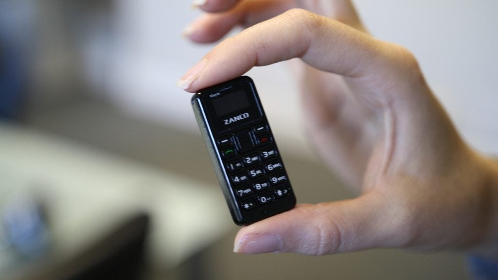 Zanco tiny t1 is the World's Smallest Mobile Phone With a 0.49inch