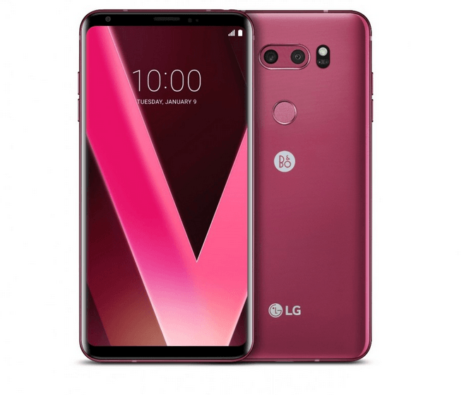 LG V30 Raspberry Rose Colour