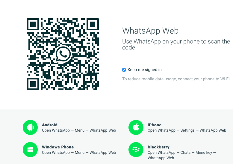 whatsapp web download for tablet