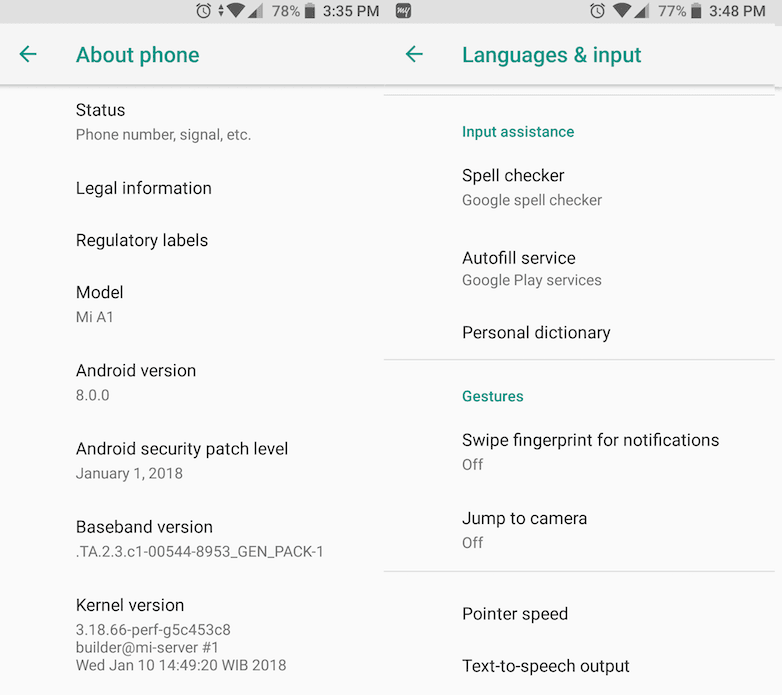 Xiaomi Mi A1 Started Receiving January 2018 Security Patch Update 