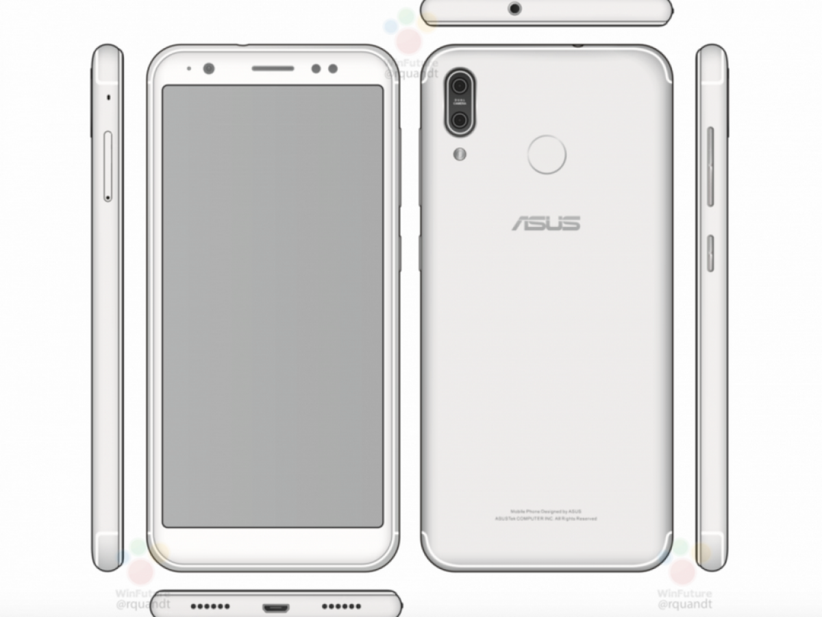Asus Zenfone 5 With Vertically Positioned Dual Rear Cameras, 18:9