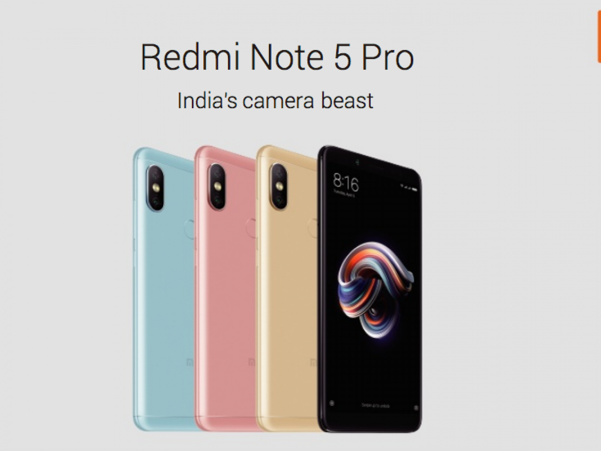 redmi note 5 pro rose gold flipkart