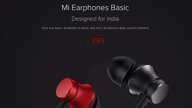 mi 399 earphones