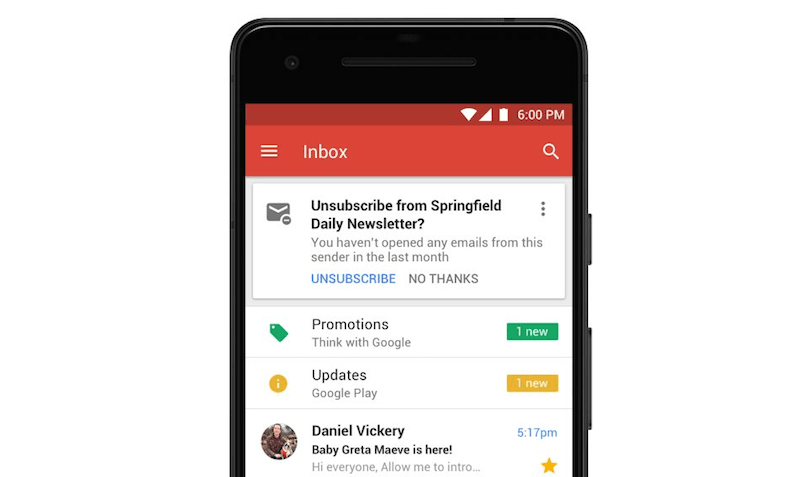 Smart Unsubscribe Feature Makes its Way to Gmail on iOS | TelecomTalk