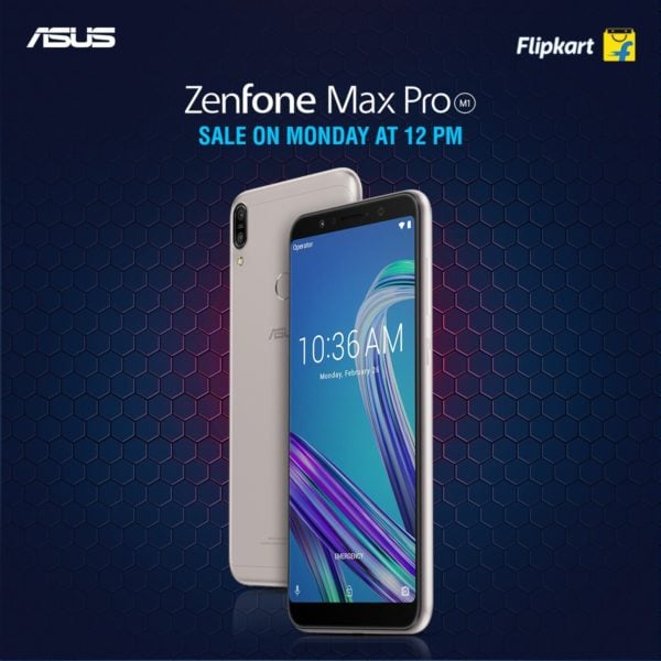 Asus Zenfone Max Pro M1 Surprise Sale Today On Flipkart at 12 PM