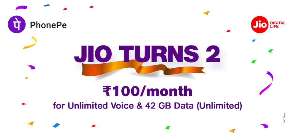 https://telecomtalk.info/wp-content/uploads/2018/09/jio-anniversary-celebrations-rs100-discount.png