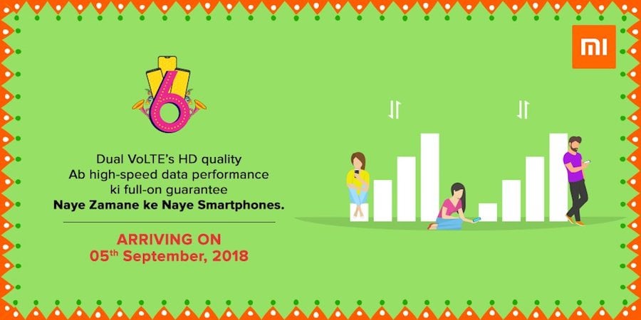 Xiaomi Teases Dual VoLTE Feature on its Upcoming Redmi 6 and Redmi 6A Smartphones