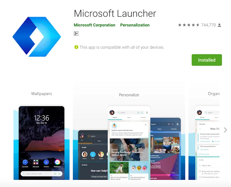 microsoft-android-launcher-digital-health-feature