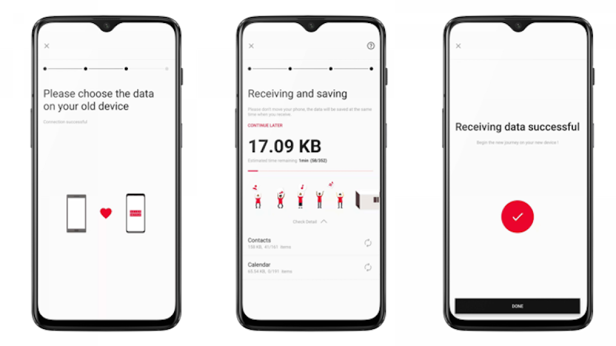 oneplus migrate to new phone