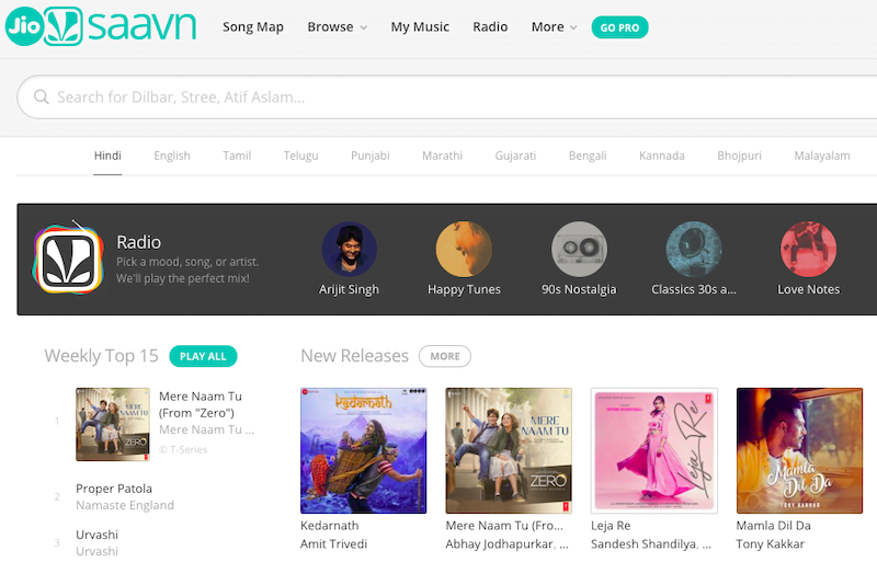 JioMusic And Saavn Integrate To Create JioSaavn, Can Be Accessed Via ...