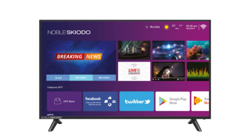 Noble Skiodo 39 inch Smart HD TV With Android TV Launched in India - 41