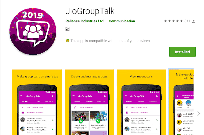 Reliance JioGroupTalk Mobile App Launched, Allows Users to Make Group Conference Calls via VoLTE