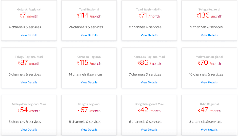 Tata Sky Reveals New Regional Channel Packs Starting at Rs 7 - 4