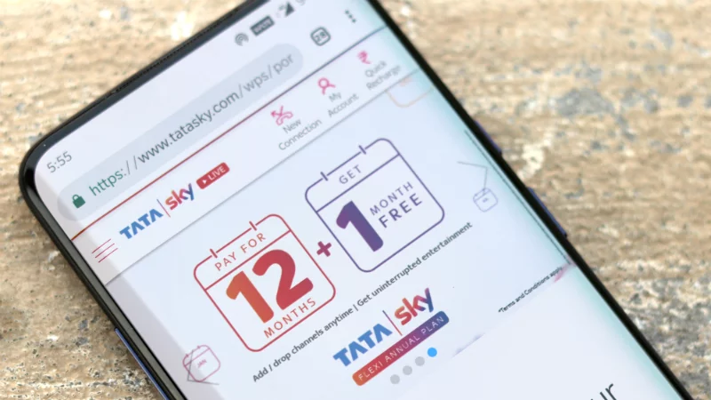 Tata sky setup box recharge online plan