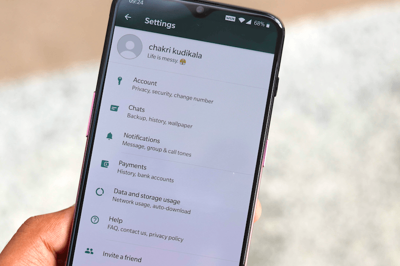 WhatsApp Revamps Settings Menu for Android Beta Users - 22