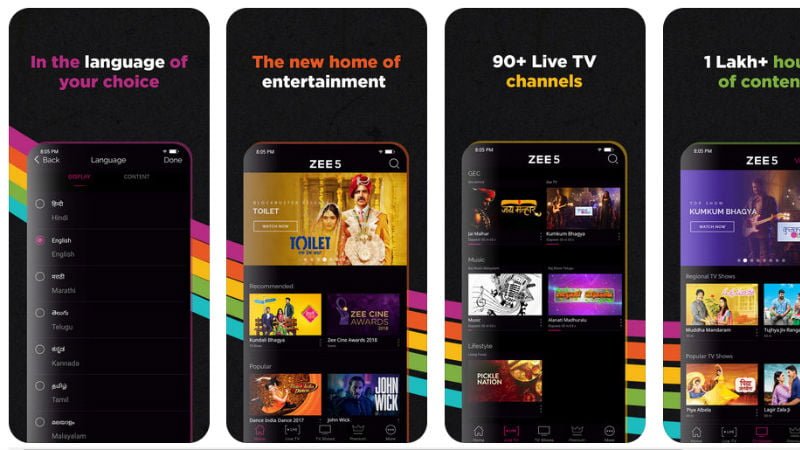 Vodafone Idea Announces ZEE5 Theatre Live TV Channel for Subscribers - 74