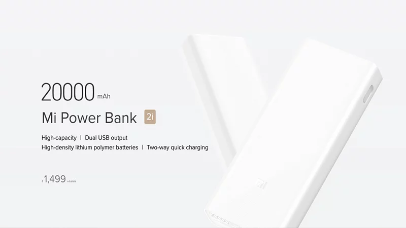 20000mah mi power bank