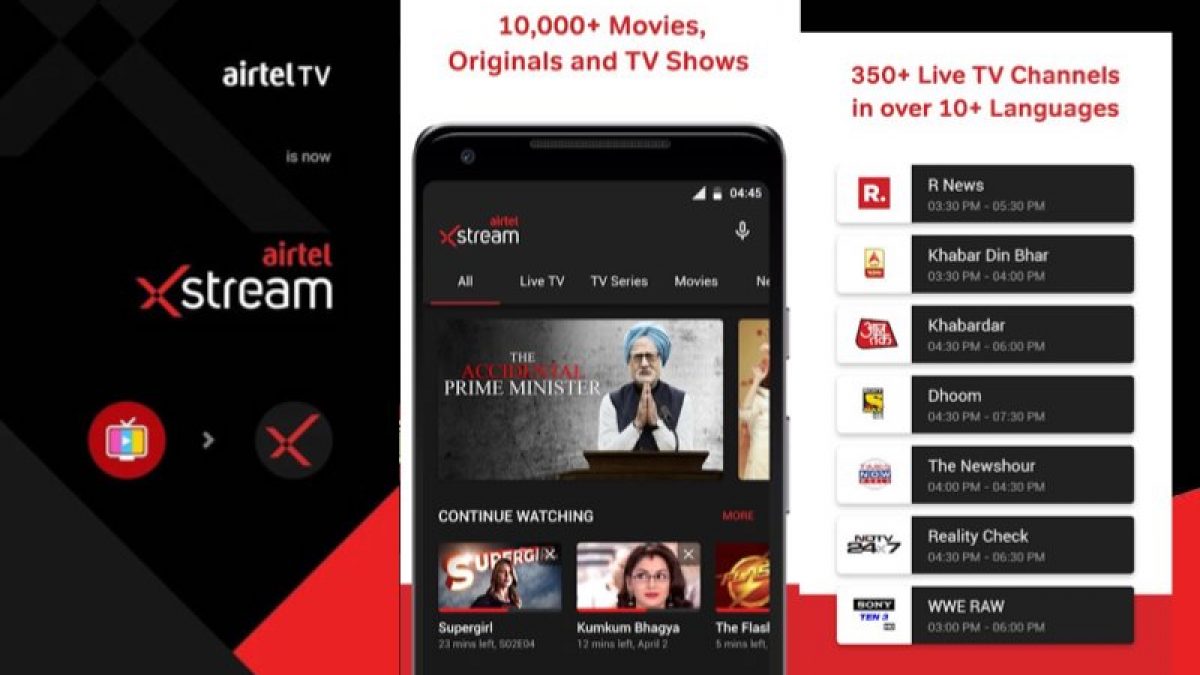 Airtel live tv discount online