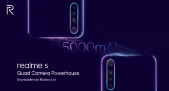 realme 5 5000mah battery quad camera