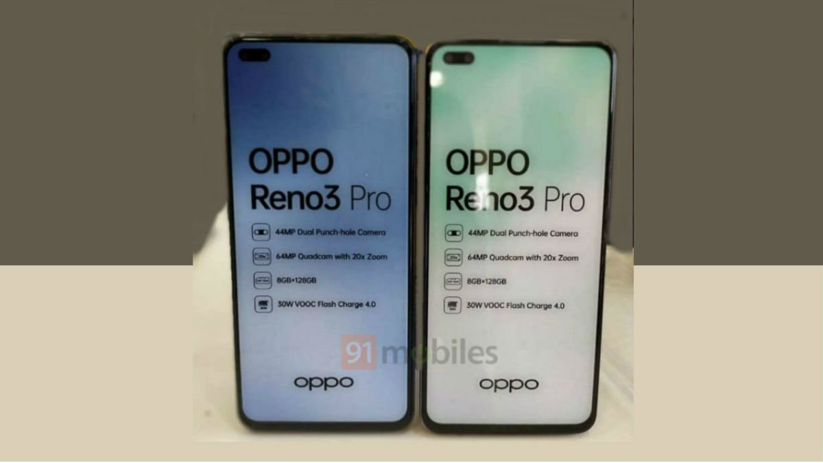 Oppo Reno 3 Pro Live Images Leaked Ahead Of March 2 India Launch 8830