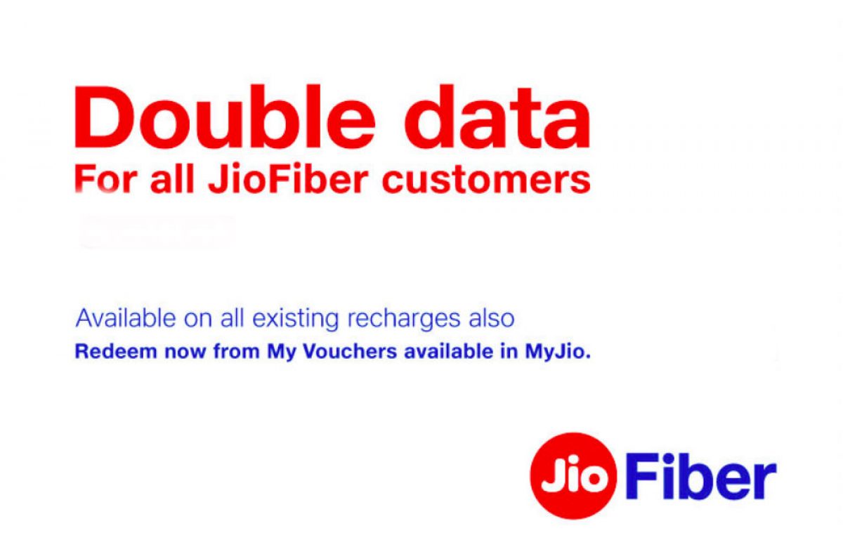 Reliance Jio Starts Offering Double Data With All Broadband Plans