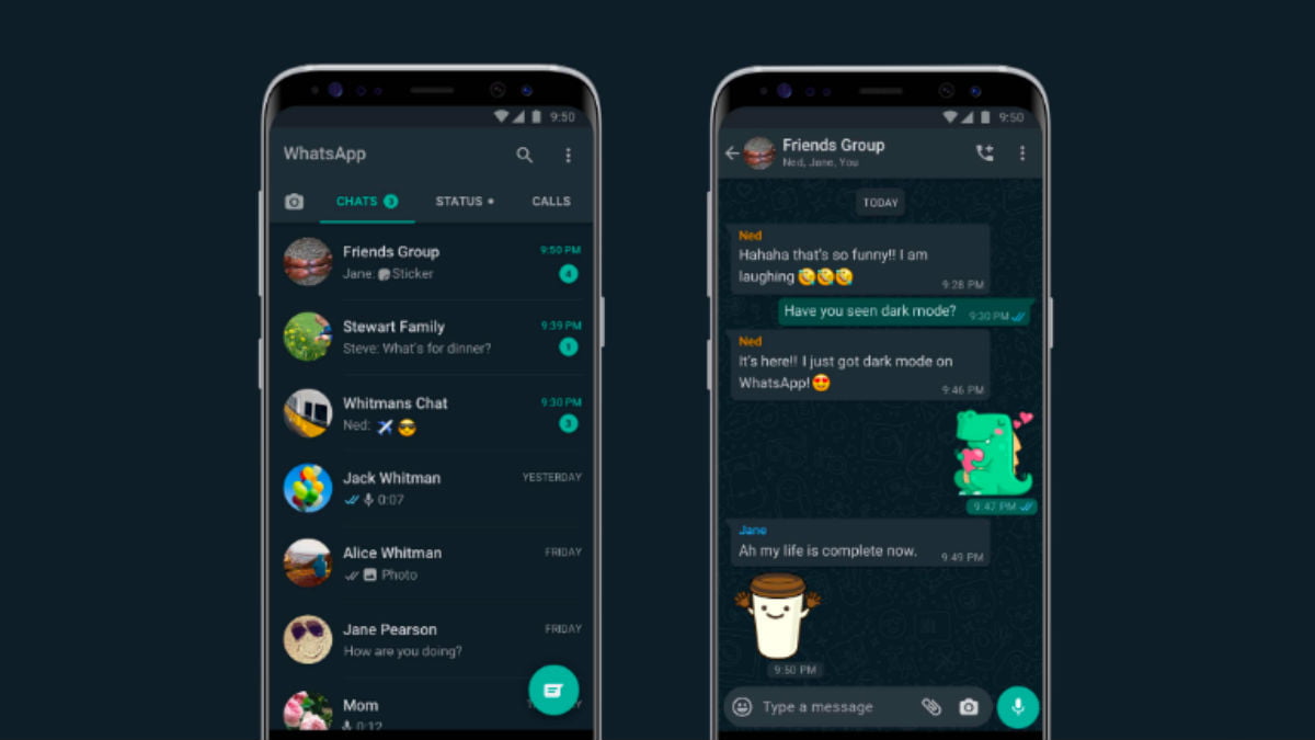 WhatsApp Releases Dark Mode to Android and iOS Users Globally - 13