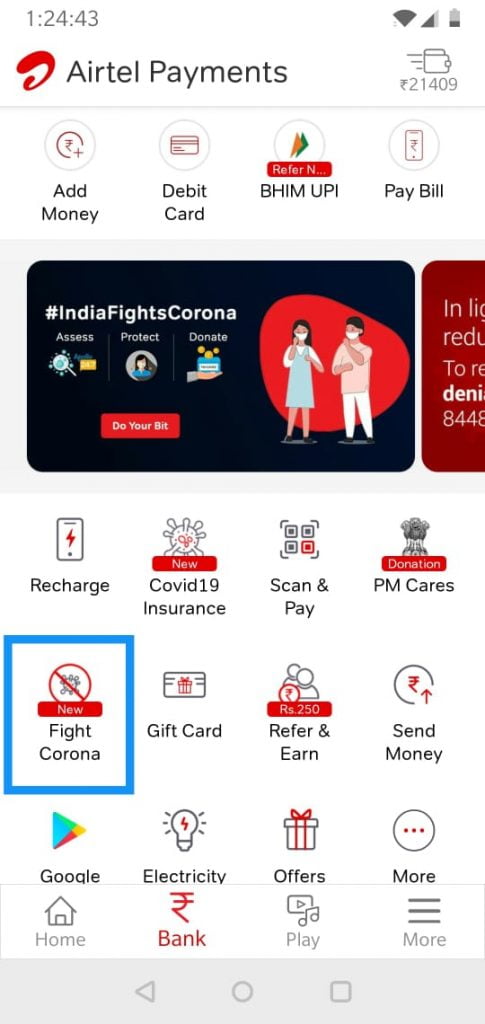 Airtel Payments Bank Users Can Directly Contribute to PM Cares Fund via Airtel Thanks App - 24