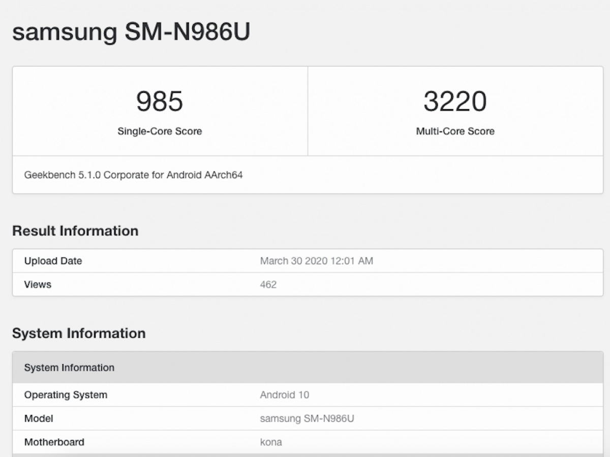 n986u specs