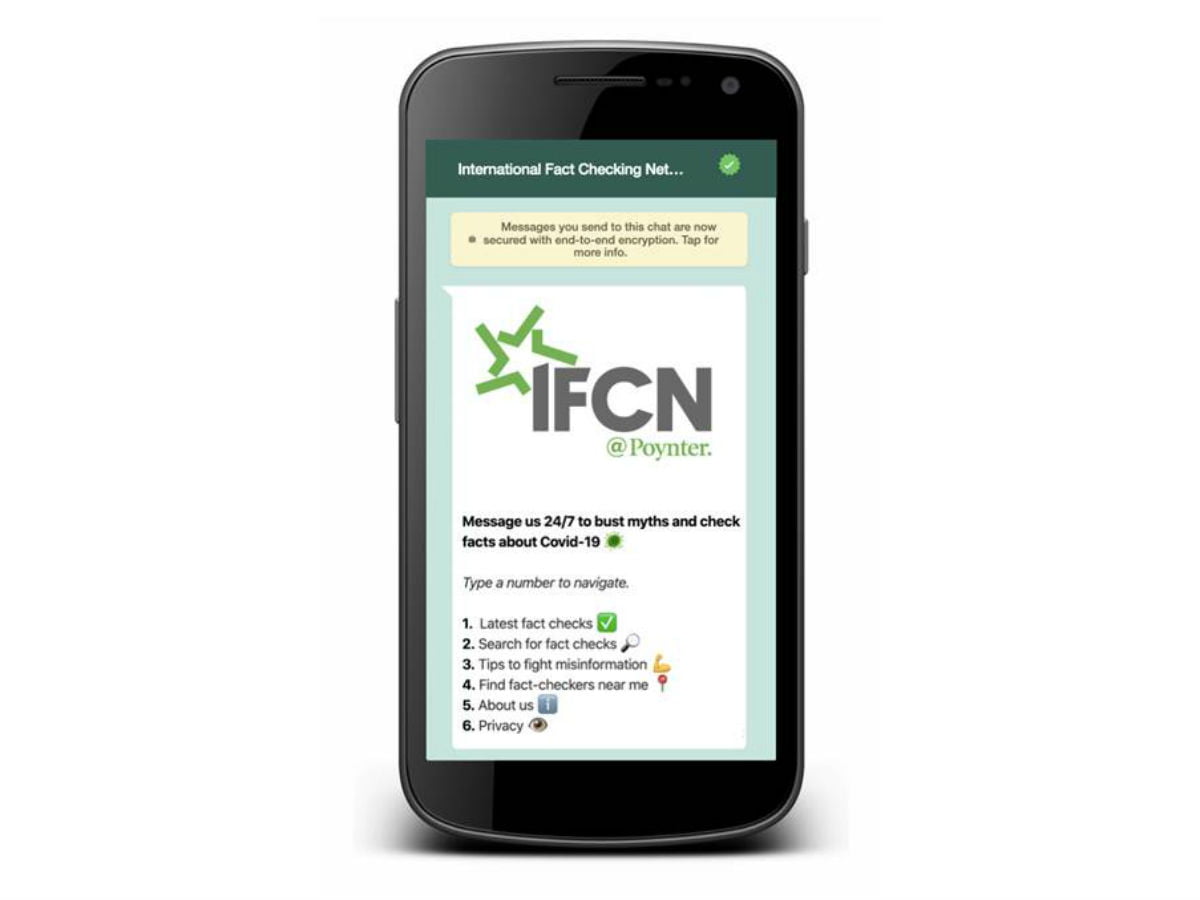 يقوم WhatsApp بإطلاق IFCN Chatbot للحد من الأخبار الزائفة والمعلومات المضللة 5