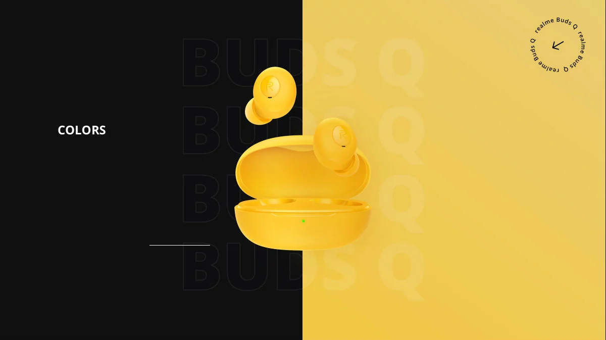 Realme buds q discount colour