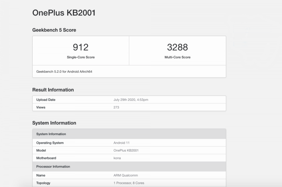 oneplus 11 geekbench