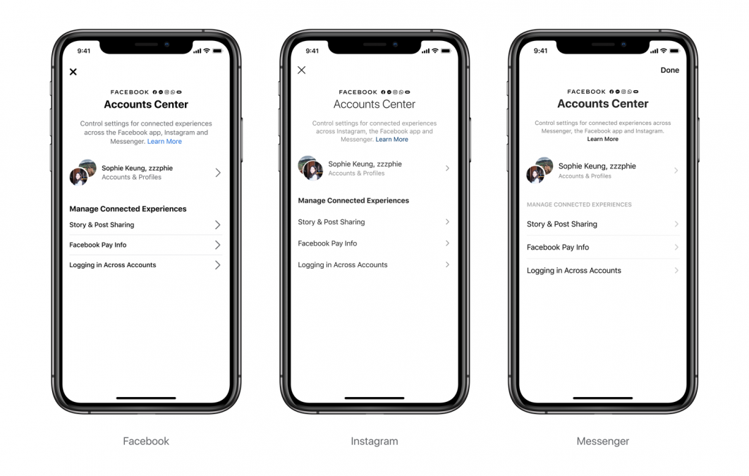 Facebook Accounts Center to Integrate Login  Payment Info Across Instagram  Messenger - 15