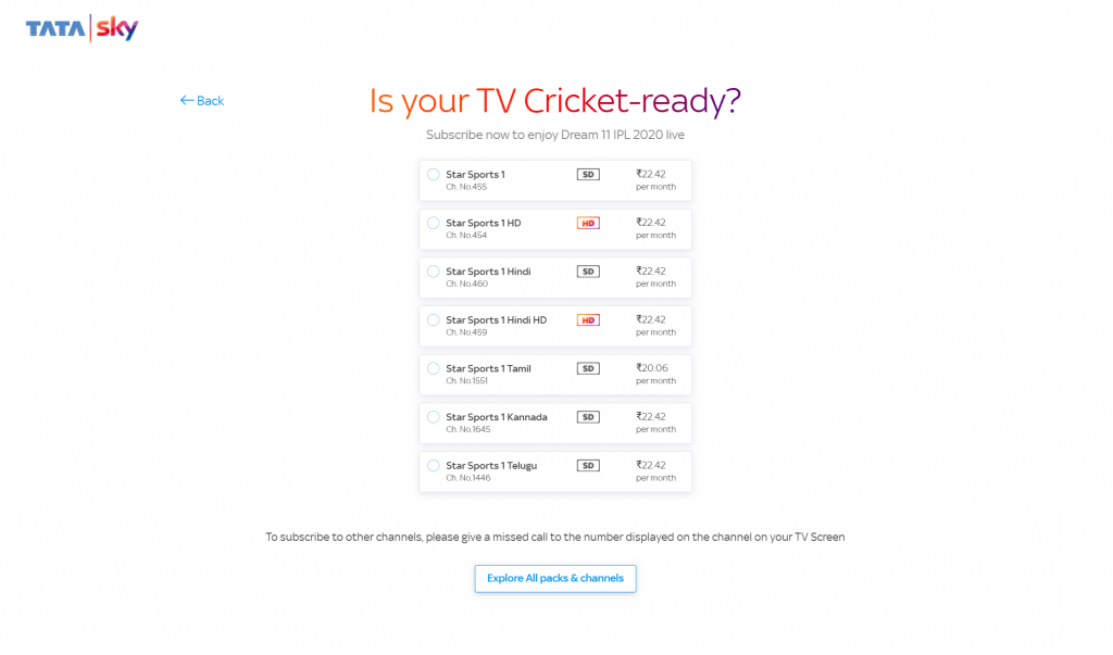 Tata sky channel for ipl new arrivals