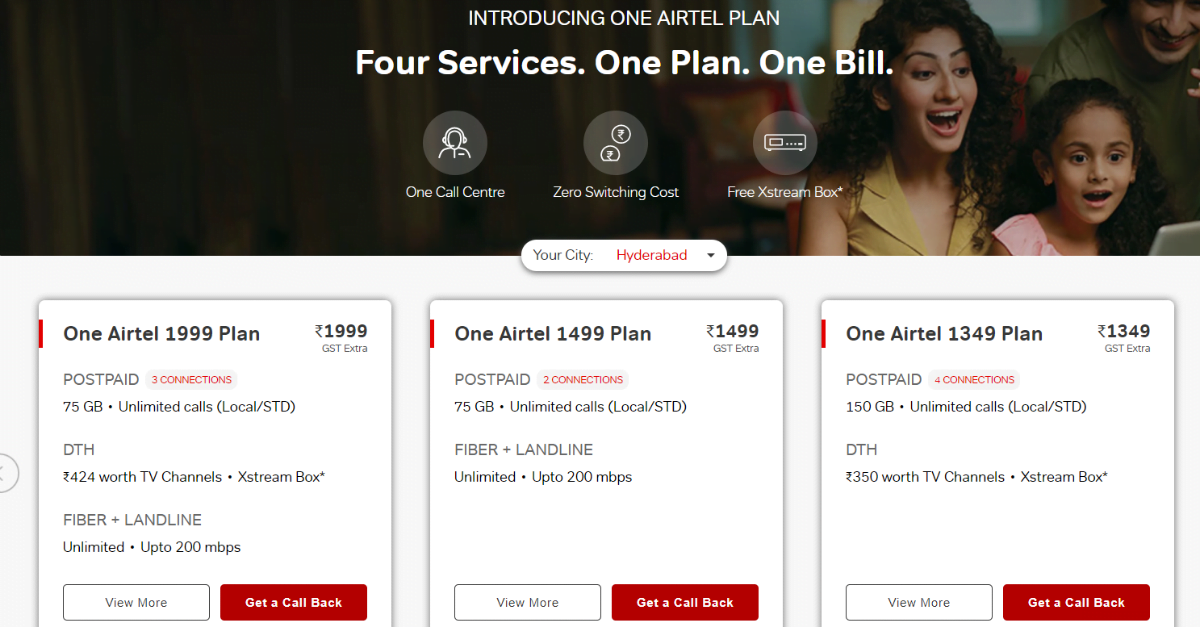 Get Unlimited Internet with these One Airtel Plans Now - 27